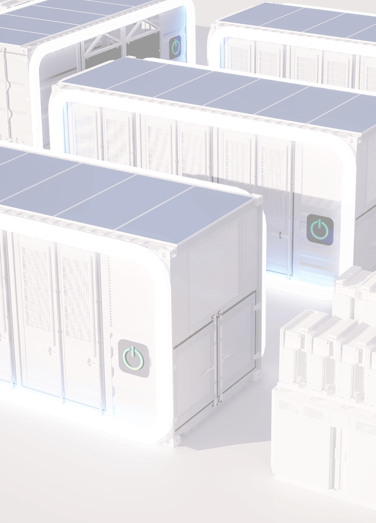Concept rendering of modular battery storage units from the Riveon archive.